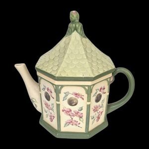 Lenox Summer Greetings 8 3/4" H Figural Tea Pot W/Lid  By Catherine McClung